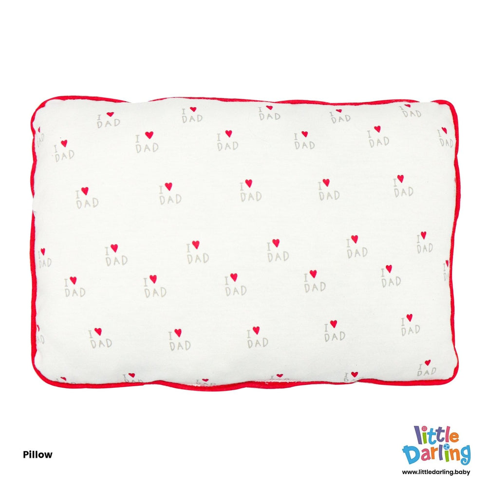 Baby Bedding Set 7 Pcs I Love Dad | Little Darling - Zubaidas Mothershop