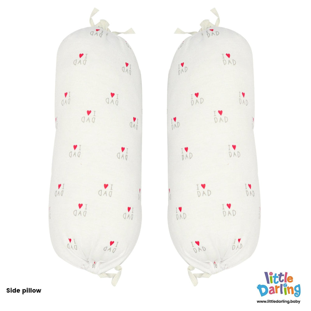 Baby Bedding Set 7 Pcs I Love Dad | Little Darling - Zubaidas Mothershop