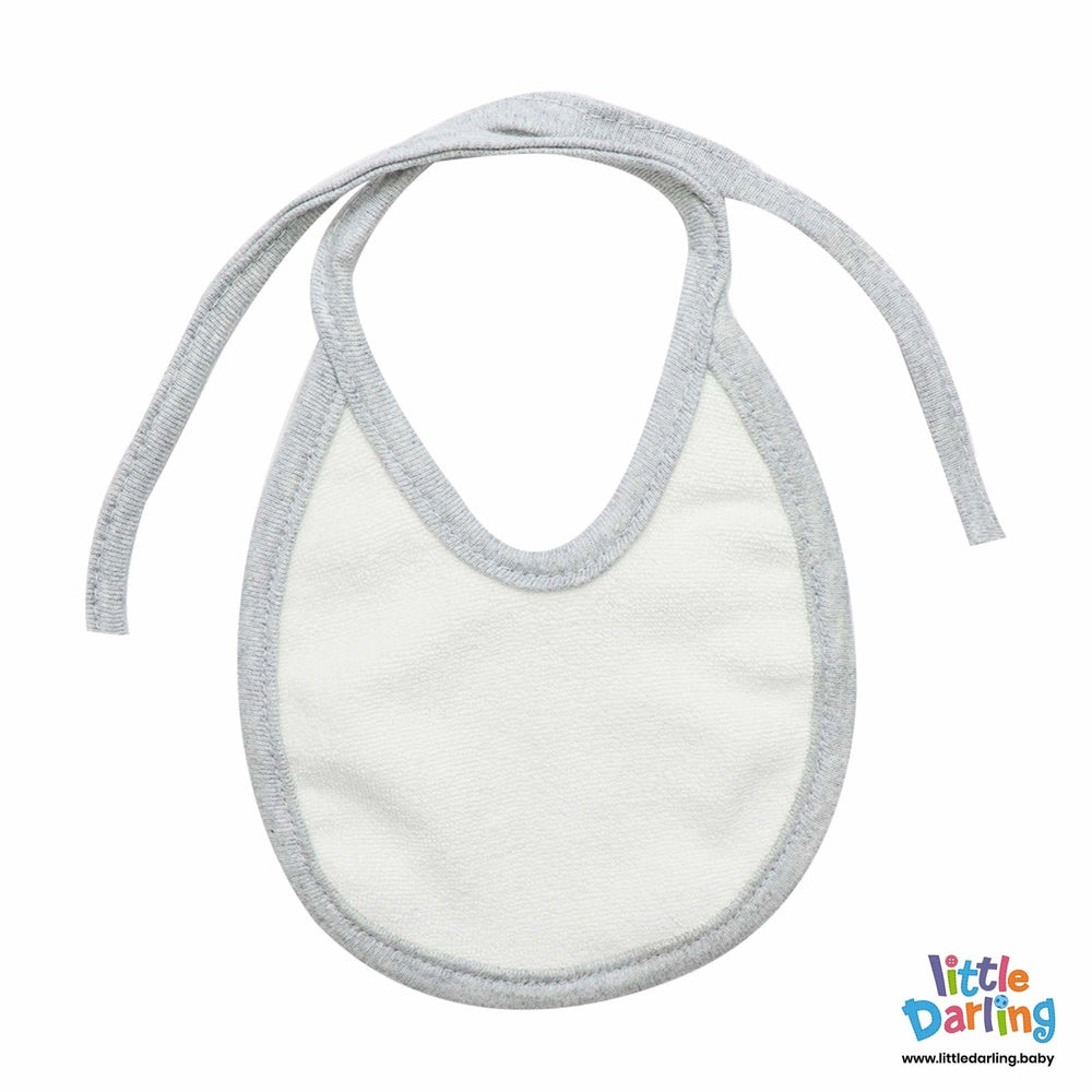 Baby Bibs Pk of 5 Numbers Print | Little Darling - Zubaidas Mothershop