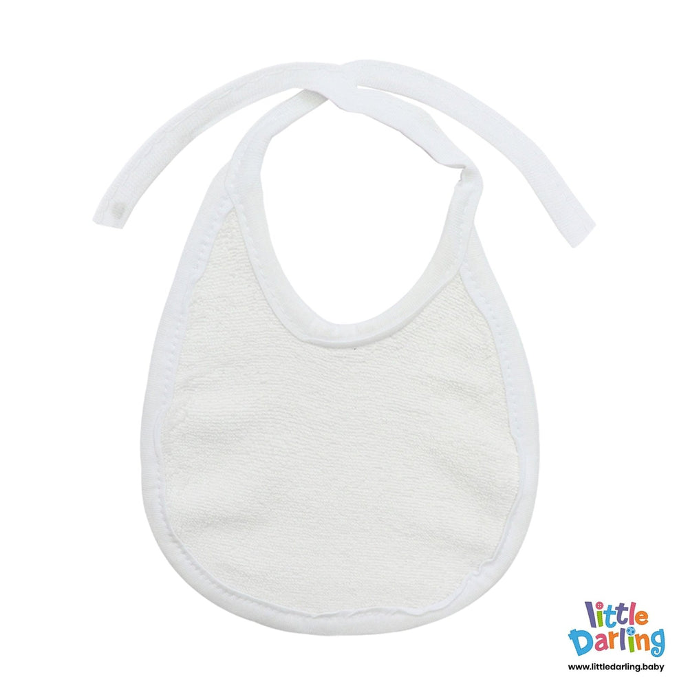 Baby Bibs Pk of 5 Numbers Print | Little Darling - Zubaidas Mothershop