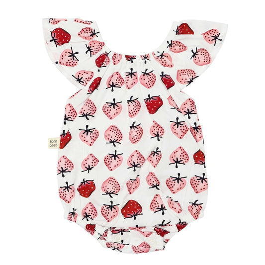 Baby Bodysuit Strawberry Print - Zubaidas Mothershop