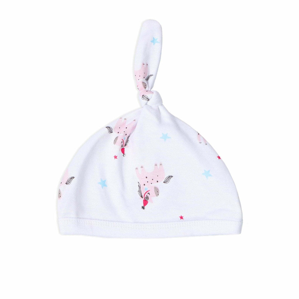 Baby Cap Noted Unicorn Print | Little Darling - Zubaidas Mothershop