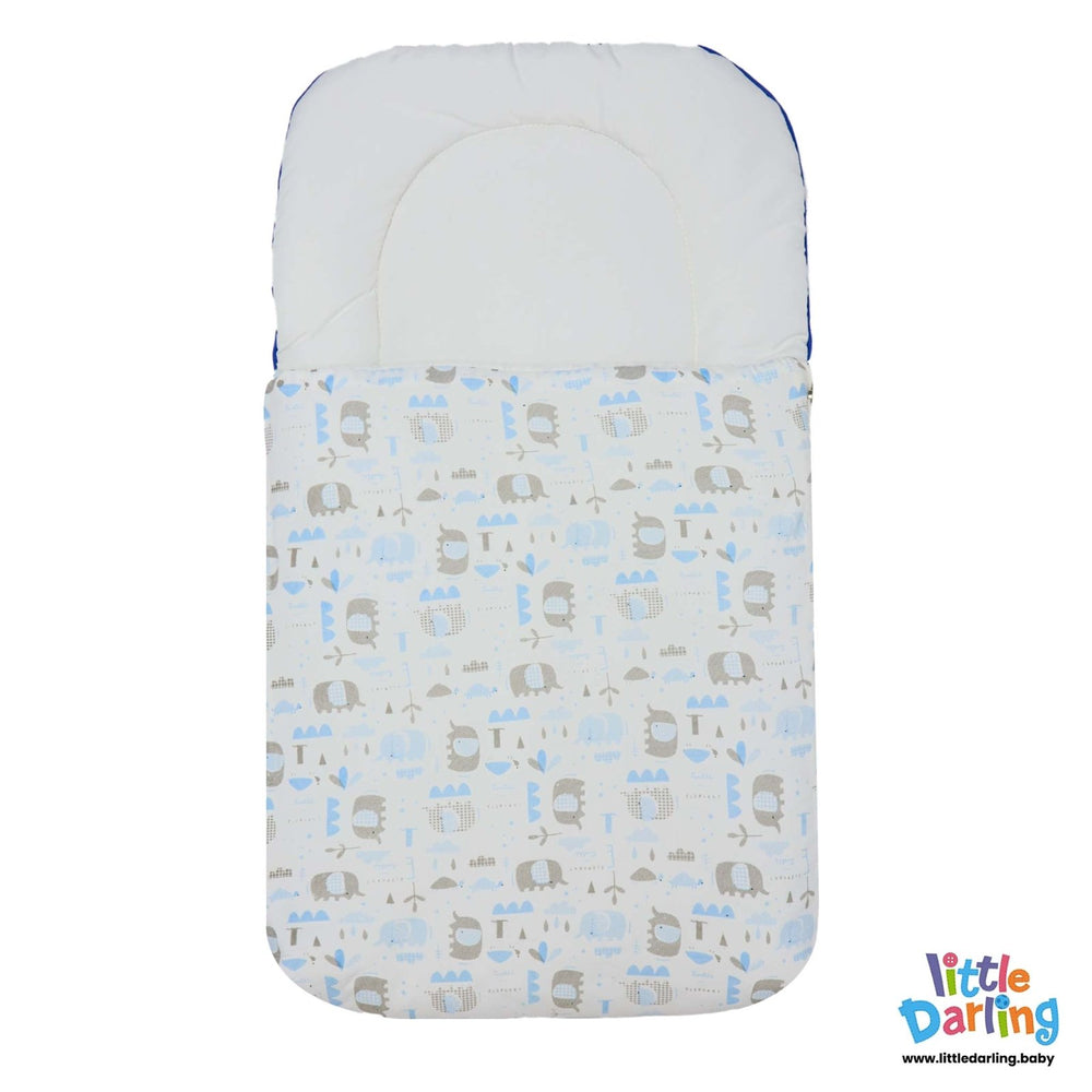 Baby Carry nest Cute Elephant & Turtle Blue Color | Little Darling - Zubaidas Mothershop