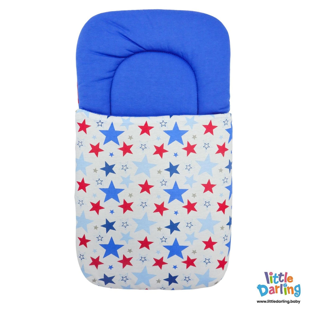Baby Carry nest Plain Multi Color Star Pattern | Little Darling - Zubaidas Mothershop