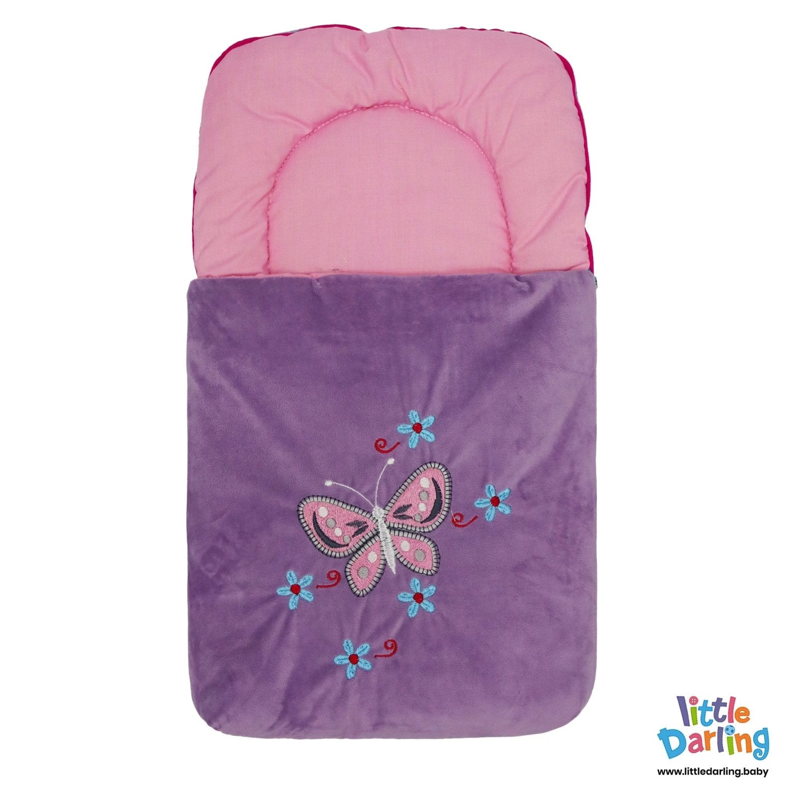 Baby Carry Nest Plain Purple Color | Little Darling - Zubaidas Mothershop
