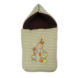 Baby Carry Nest Stripes Giraffe Embroidery | Little Darling - Zubaidas Mothershop