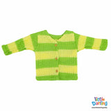 Baby Gift Set Pk Of 4 Green Stripes | Little Darling - Zubaidas Mothershop