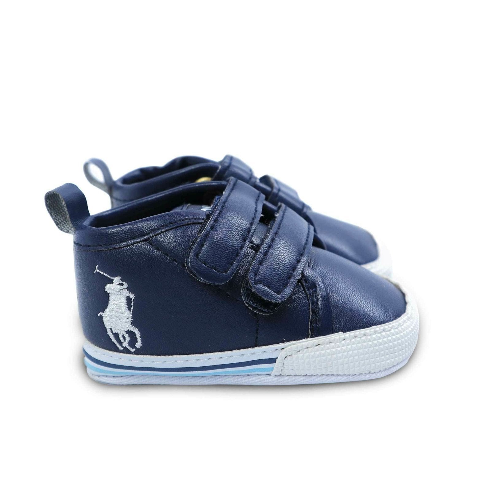 Baby Navy Blue Shoes by Little Darling
