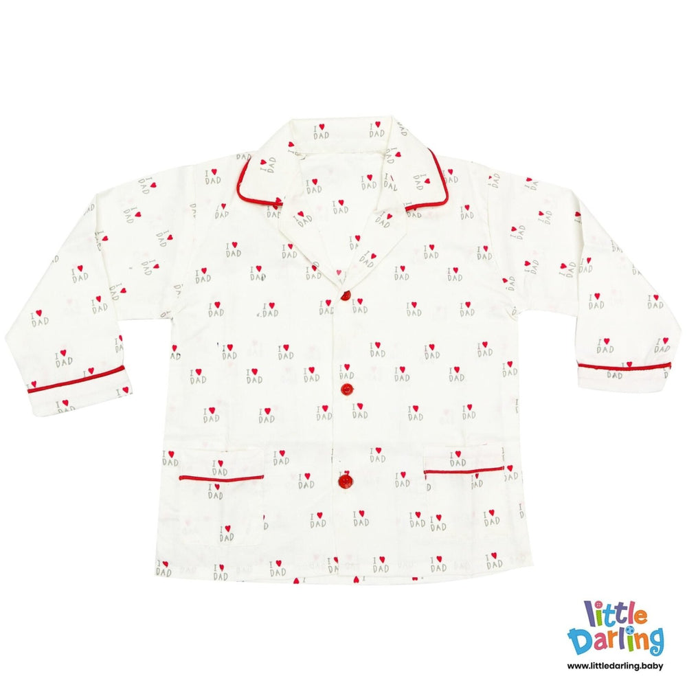 Baby Night Suit I Love Dad | Little Darling - Zubaidas Mothershop