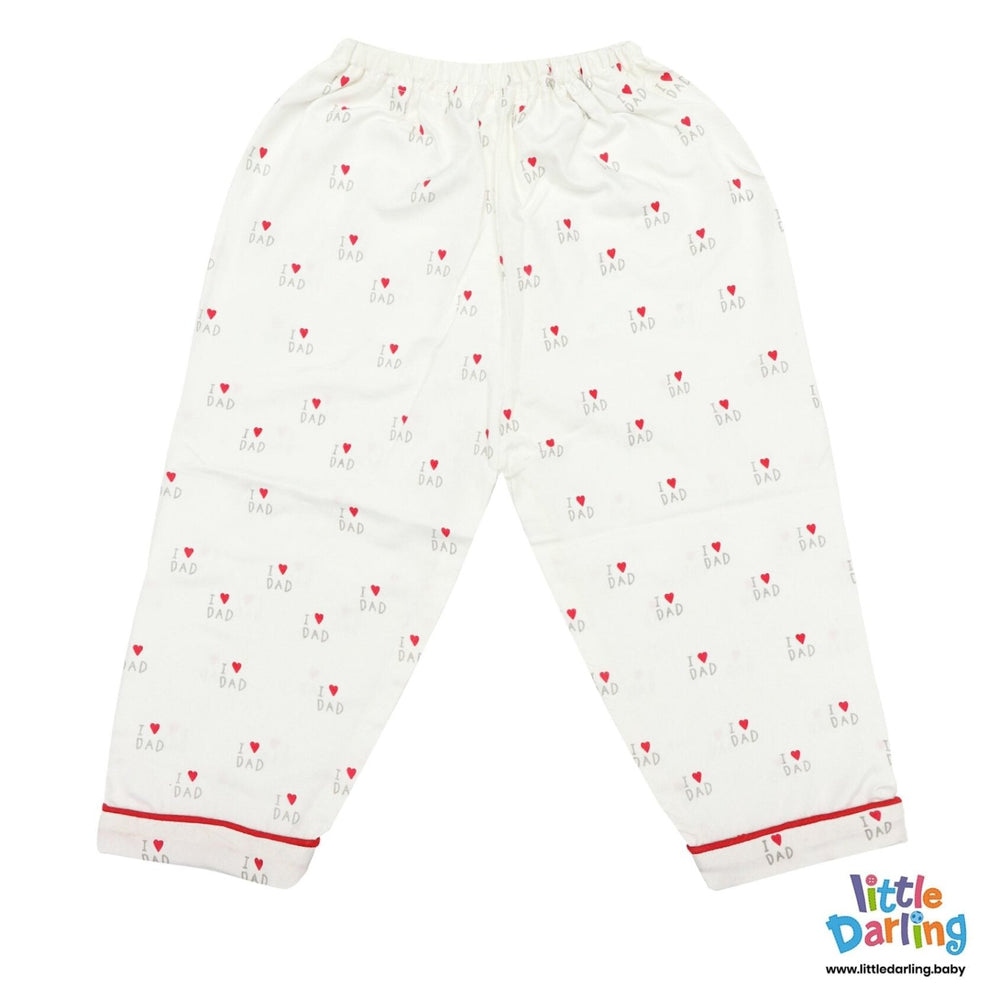 Baby Night Suit I Love Dad | Little Darling - Zubaidas Mothershop