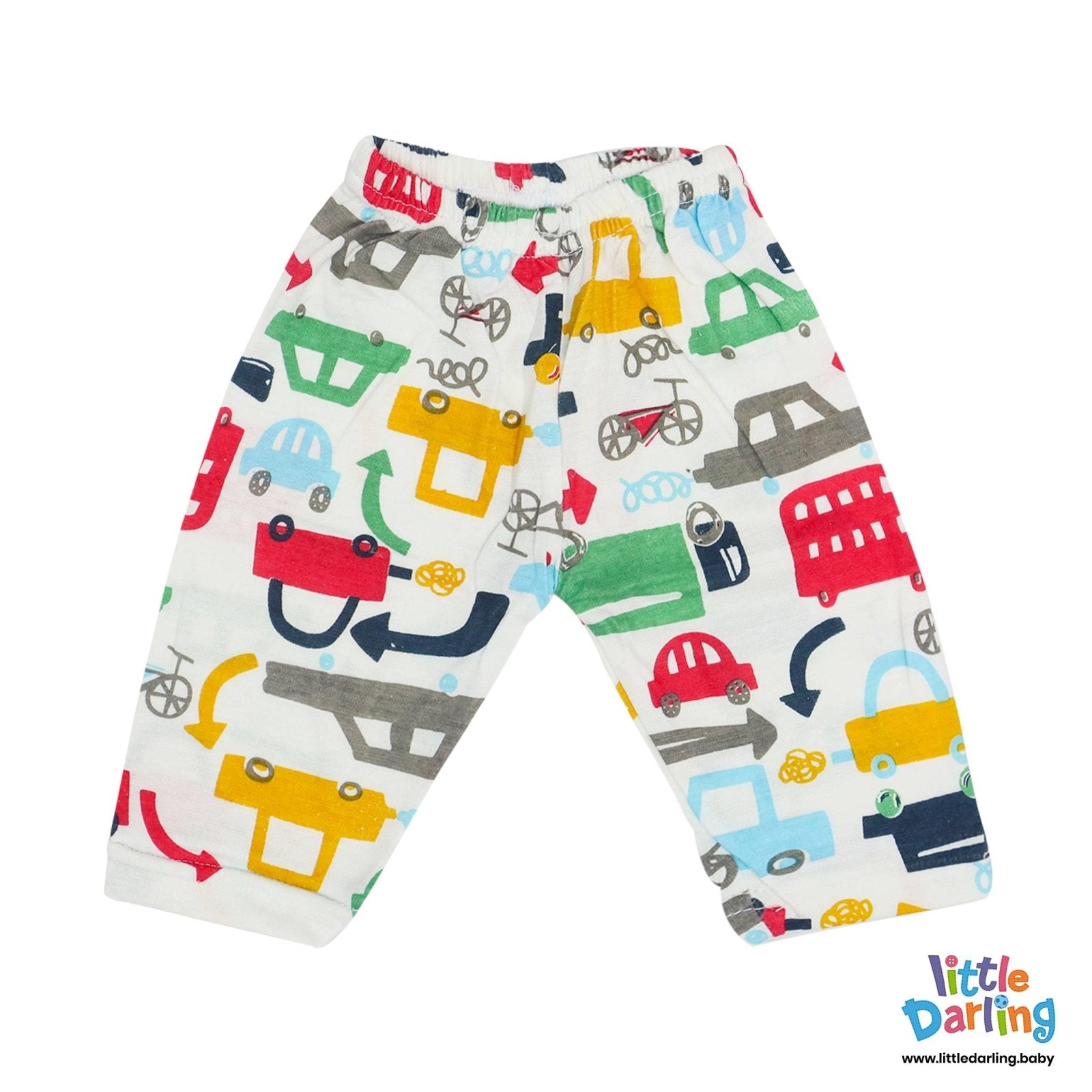 Baby Pajamas pk of 2 Cars Print by Little Darling