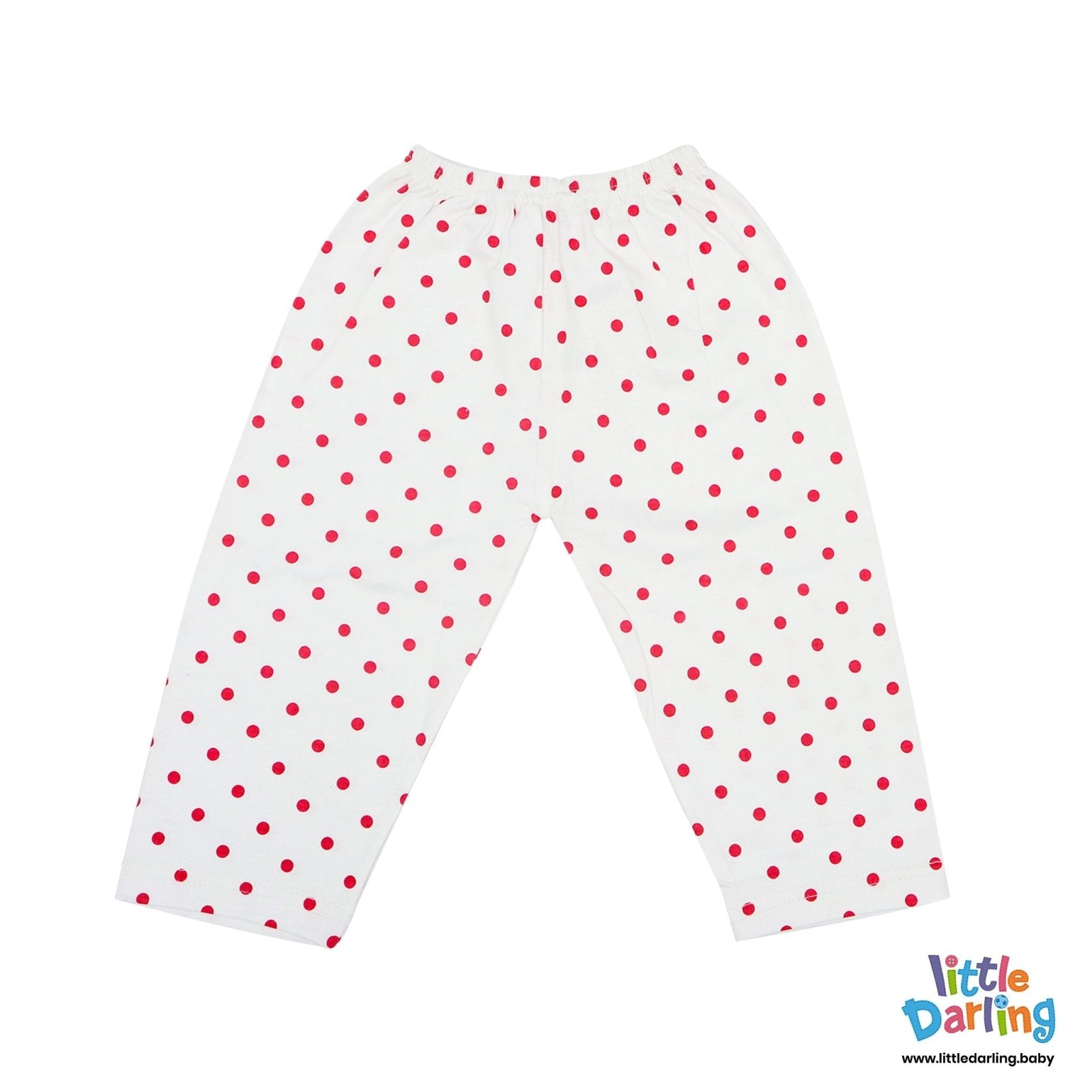 Baby Pajamas pk of 2 Red Dotted by Little Darling