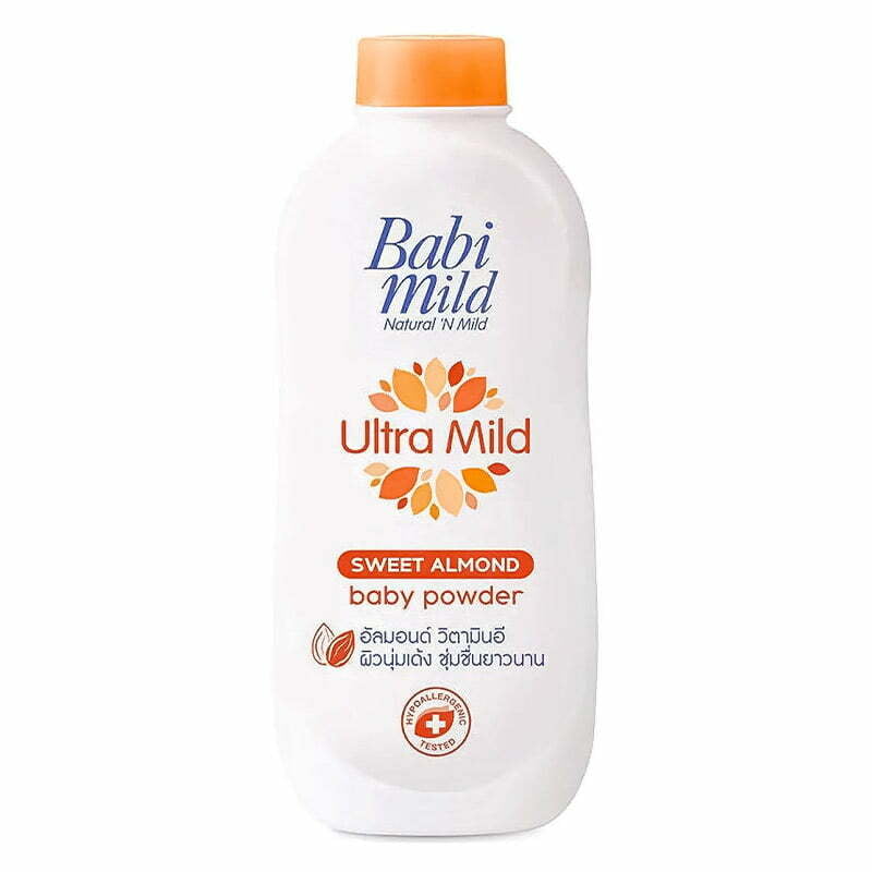 Baby Powder Ultra Mild Sweet Almond 380g by Babi Mild