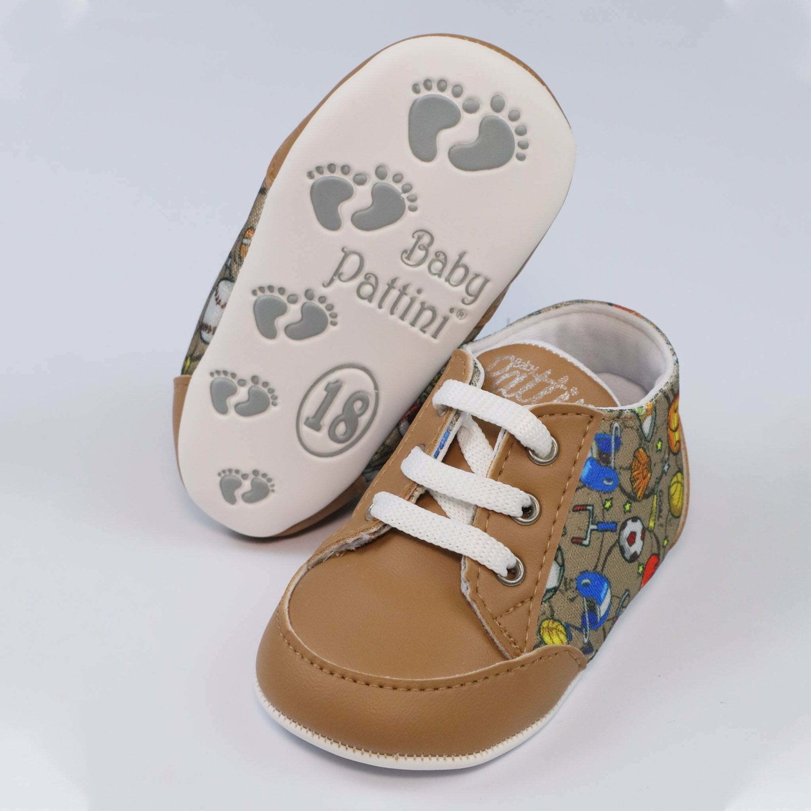 Baby Shoes Brown Color | Baby Pattini - Zubaidas Mothershop