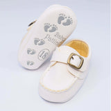 Baby Shoes Casual White With Buckle | Baby Pattini - Zubaidas Mothershop