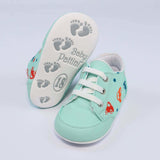 Baby Shoes Green Color | Baby Pattini - Zubaidas Mothershop