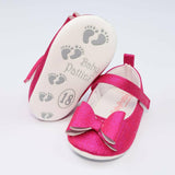 Baby Shoes Pink Color With Butterfly Bow | Baby Pattini - Zubaidas Mothershop