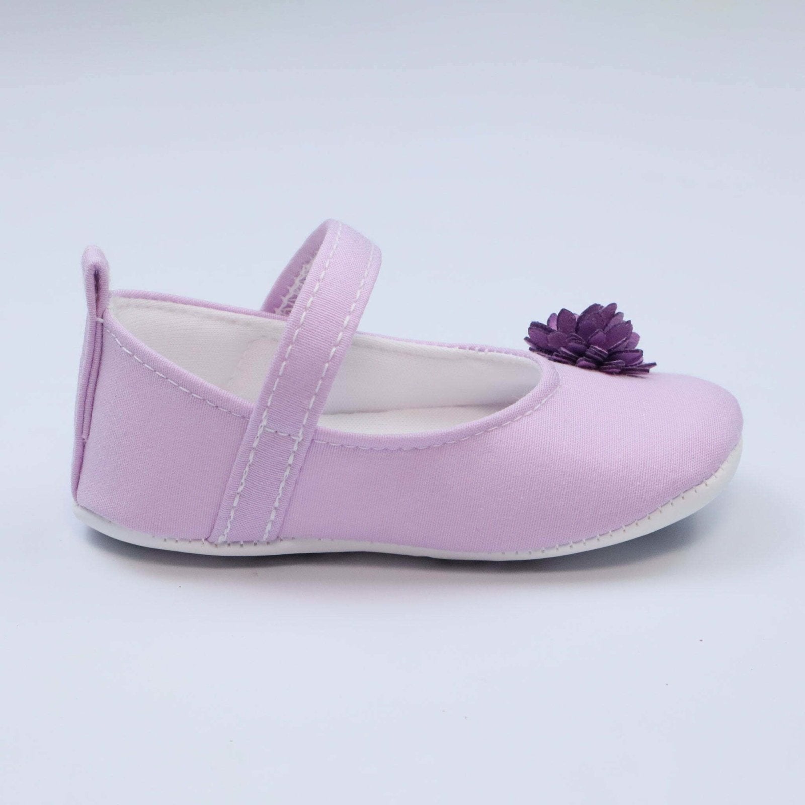 Baby Shoes Pink Color With Flower by Baby Pattini