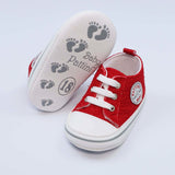 Baby Shoes Red & White | Baby Pattini - Zubaidas Mothershop