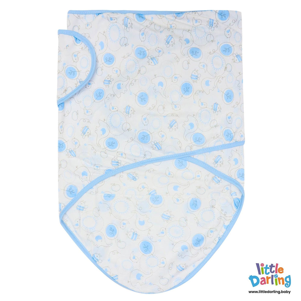 Baby Swaddler Bird & Bee Print | Little Darling - Zubaidas Mothershop