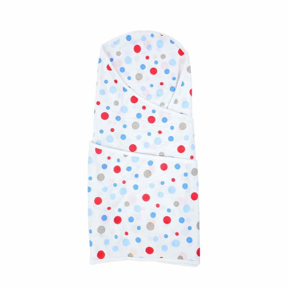 Baby swaddler Multi color Dottted | Little Darling - Zubaidas Mothershop