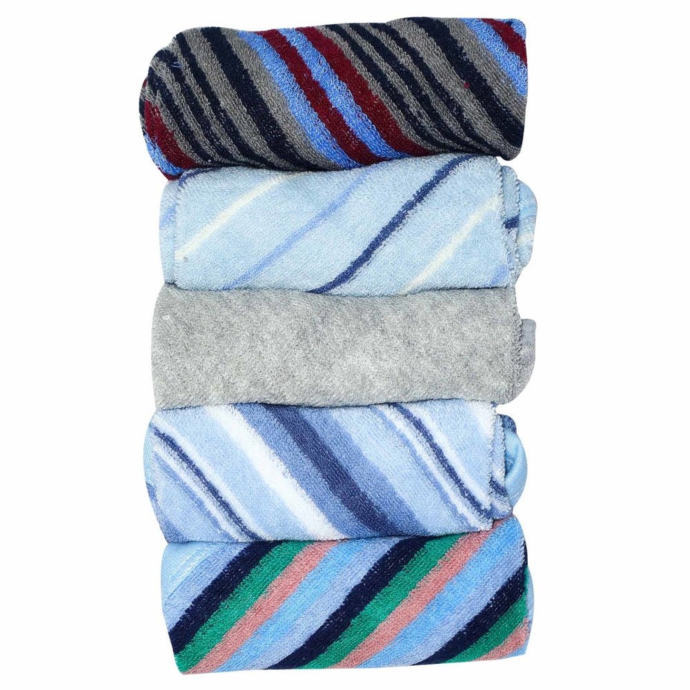 Baby Wash Clothes Blue PK of 5 | Little Darling - Zubaidas Mothershop