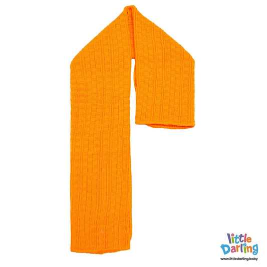 Baby Woolen Shawl Orange | Little Darling - Zubaidas Mothershop