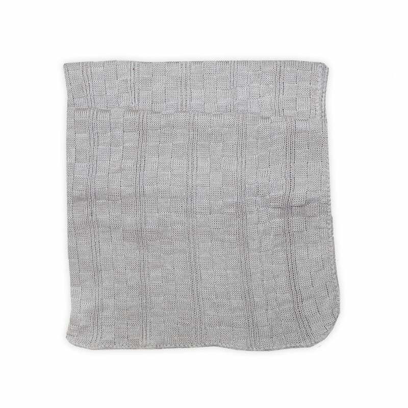 Baby Woolen Wrapper Grey Checks | Little Darling - Zubaidas Mothershop