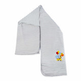 Baby Woolen Wrapper Grey Strips | Little Darling - Zubaidas Mothershop
