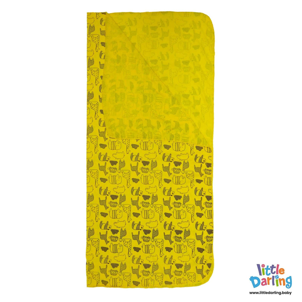 Baby Wrapper Pk Of 4 Animal Print | Little Darling - Zubaidas Mothershop