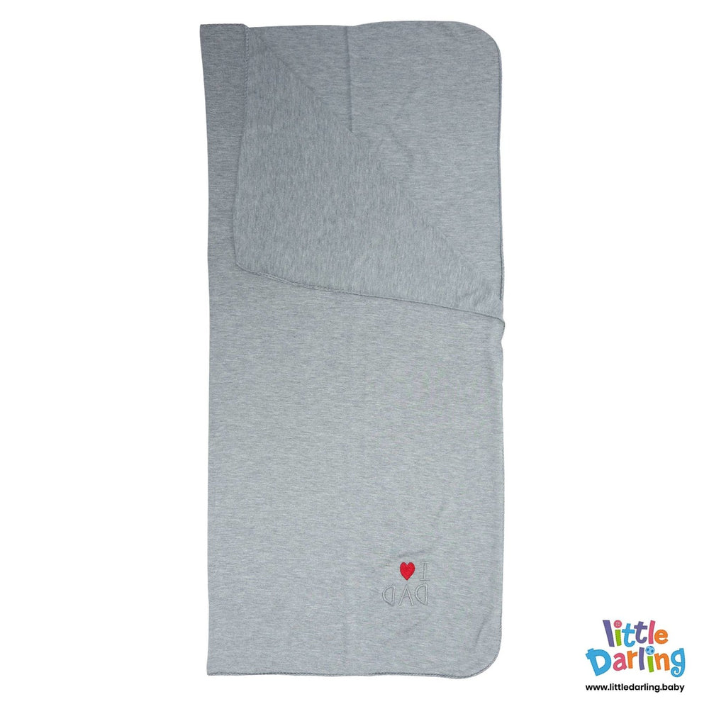 Baby Wrapper Pk Of 4 I Love Dad | Little Darling - Zubaidas Mothershop