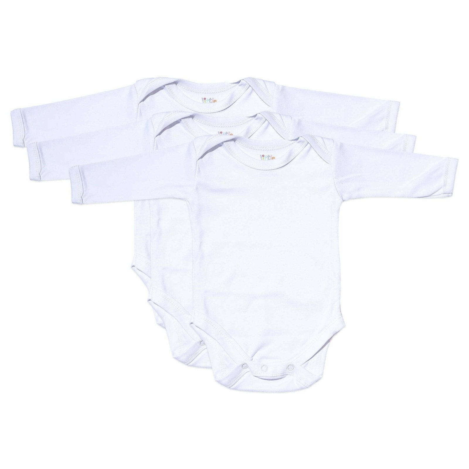 Bodysuit Pack Of 3 Full Sleeve | Little Darling - Zubaidas Mothershop
