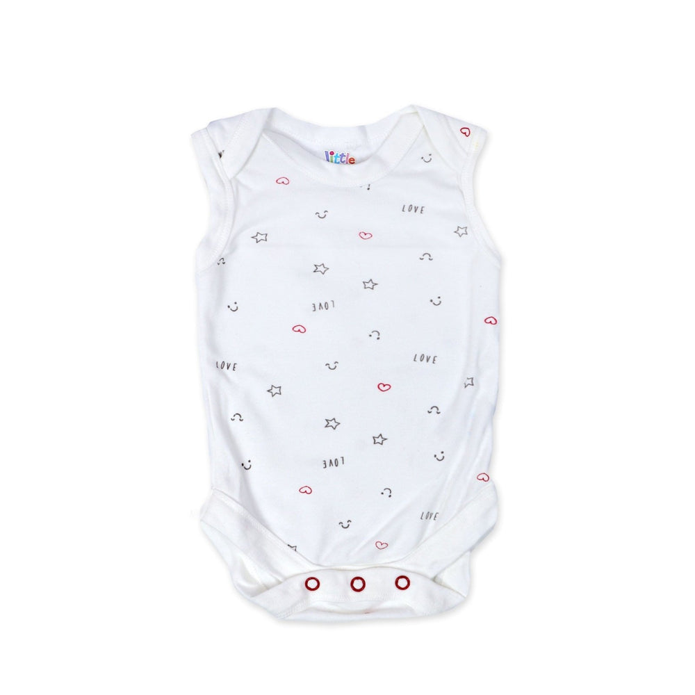 Bodysuit pack of 3 Sleeveless Mummy Daddy | Little Darling - Zubaidas Mothershop