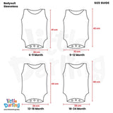 Bodysuit pack of 3 Sleeveless Mummy Daddy | Little Darling - Zubaidas Mothershop
