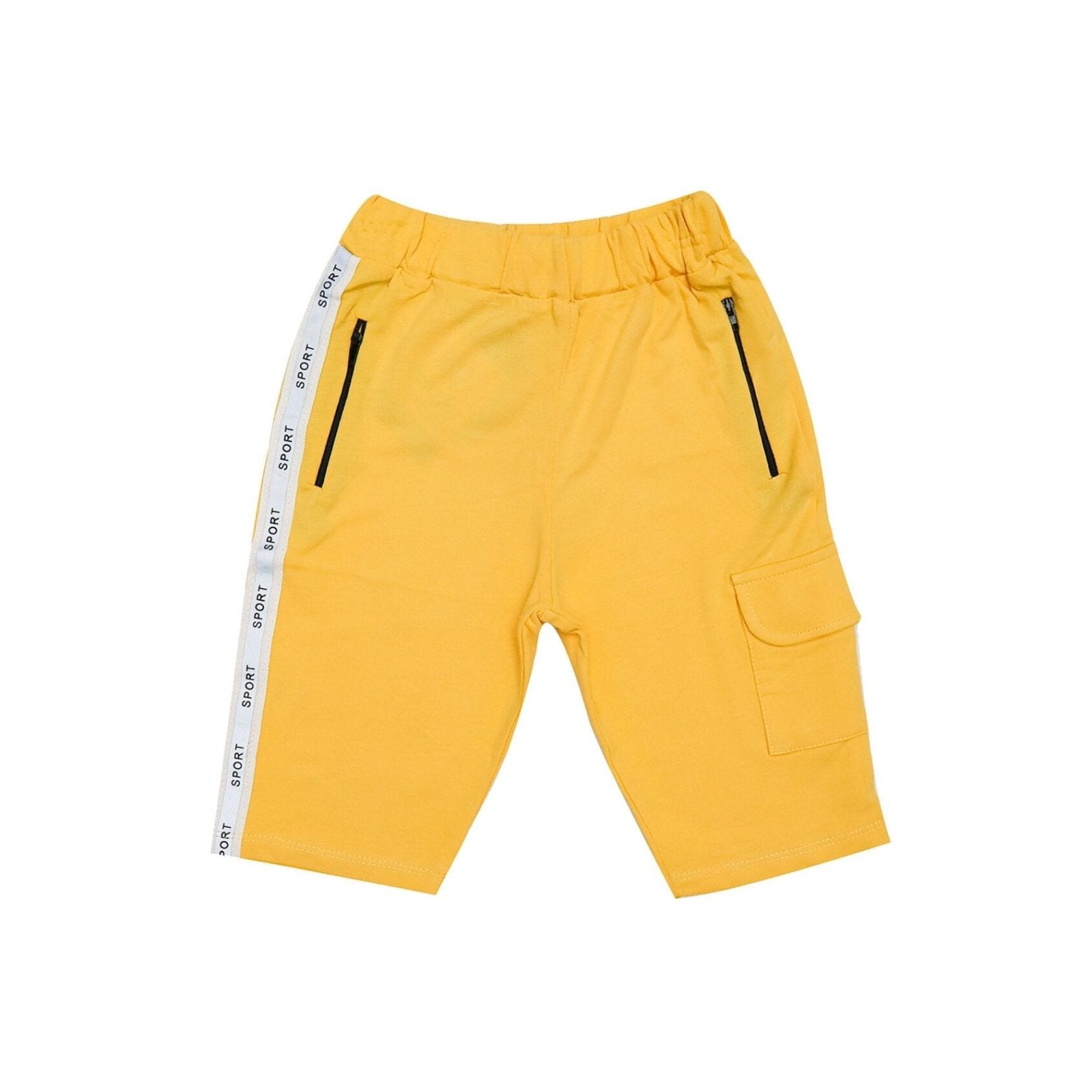 Boys Bermuda Sport Yellow Color by Made in Turkey