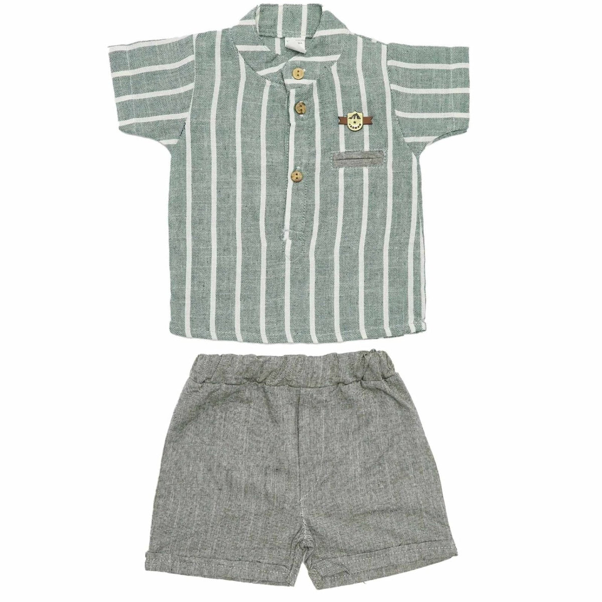 Boys Suit White Strips | Made In Turkey - Zubaidas Mothershop