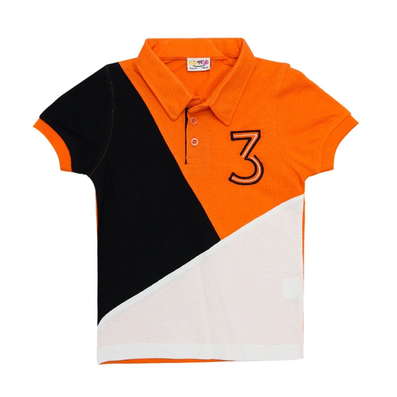 Boys T-Shirt Orange Color by Made in Turkey