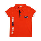 Boys T-Shirt Orangered Color | Made in Turkey - Zubaidas Mothershop