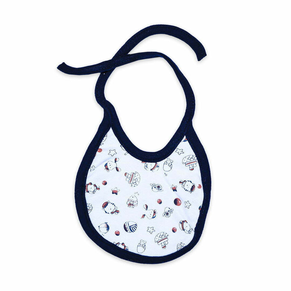 Cartoon Printed Pack of 5 Bibs | Little Darling - Zubaidas Mothershop