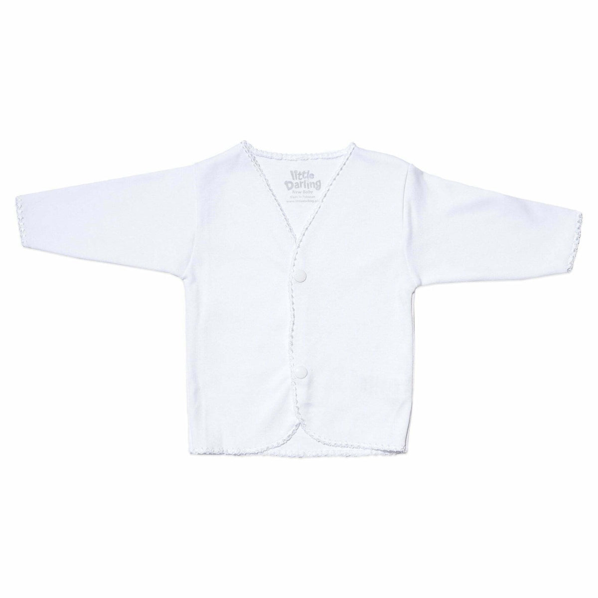 Cotton Vest Pack Of 3 Full Sleeve | Little Darling - Zubaidas Mothershop