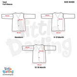 Cotton Vest Pack Of 3 Full Sleeve | Little Darling - Zubaidas Mothershop