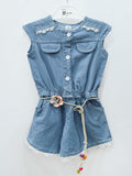 Denim Girls Top Blue Color - Zubaidas Mothershop
