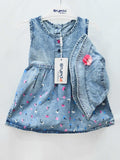 Denim Girls Top with Cap - Zubaidas Mothershop