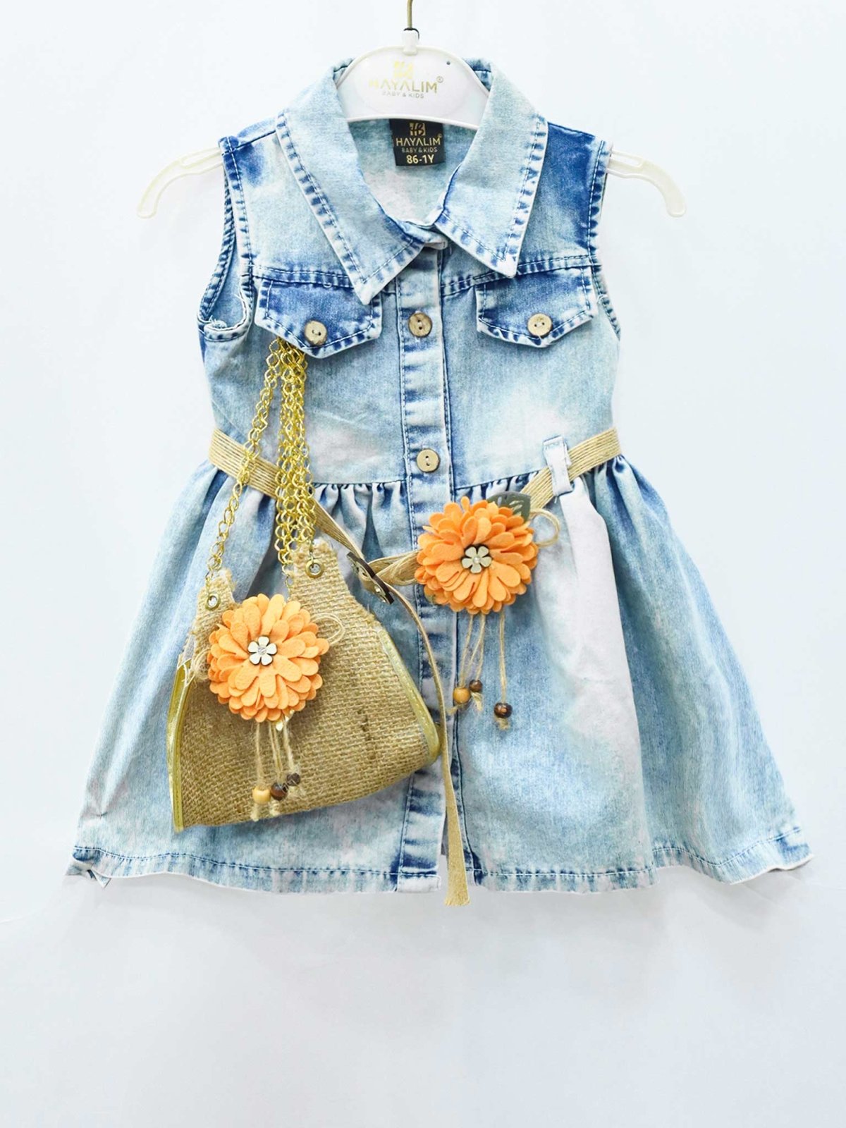 Denim Top for Girls with Purse - Zubaidas Mothershop