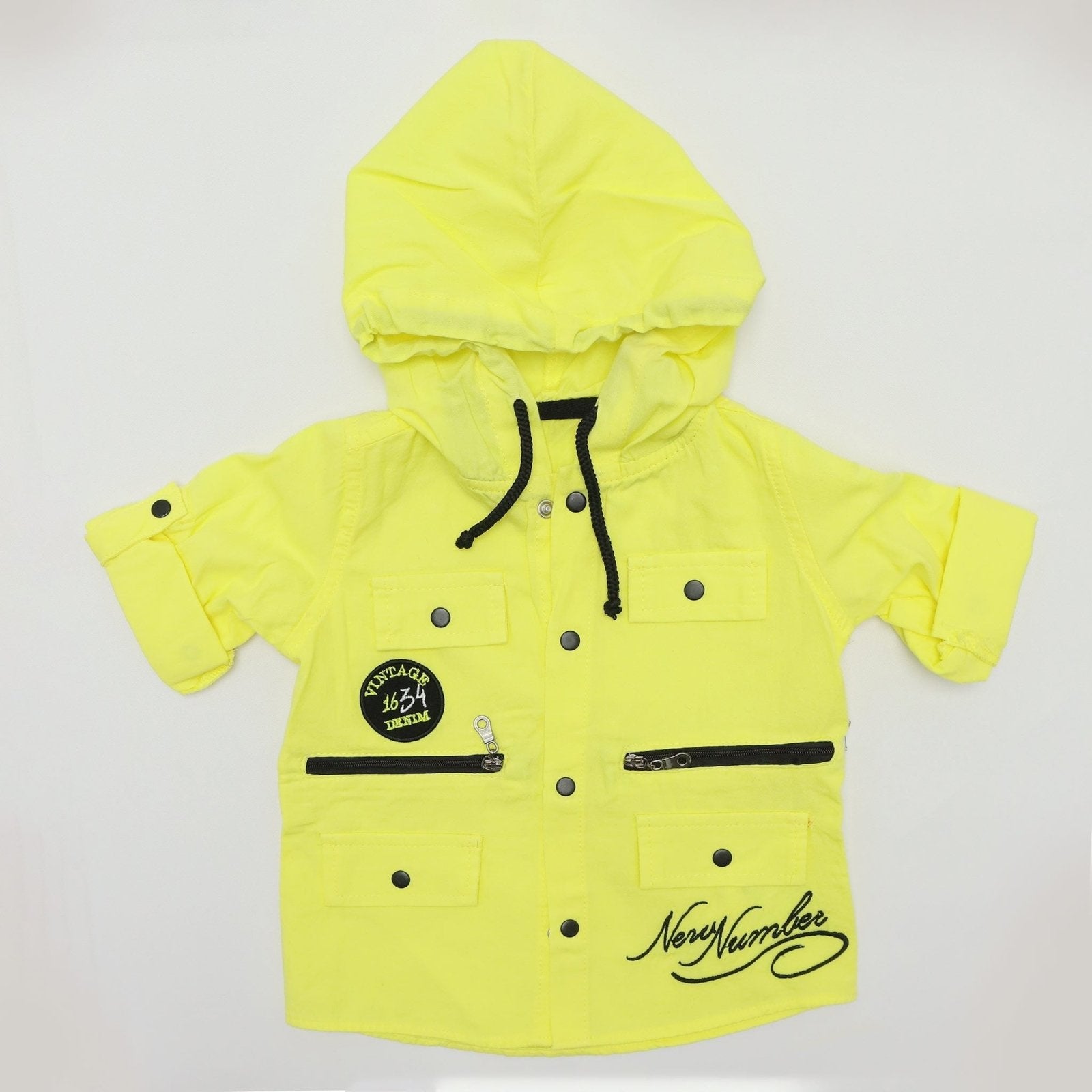Fancy Boys Suit With Jacket Yellow Color