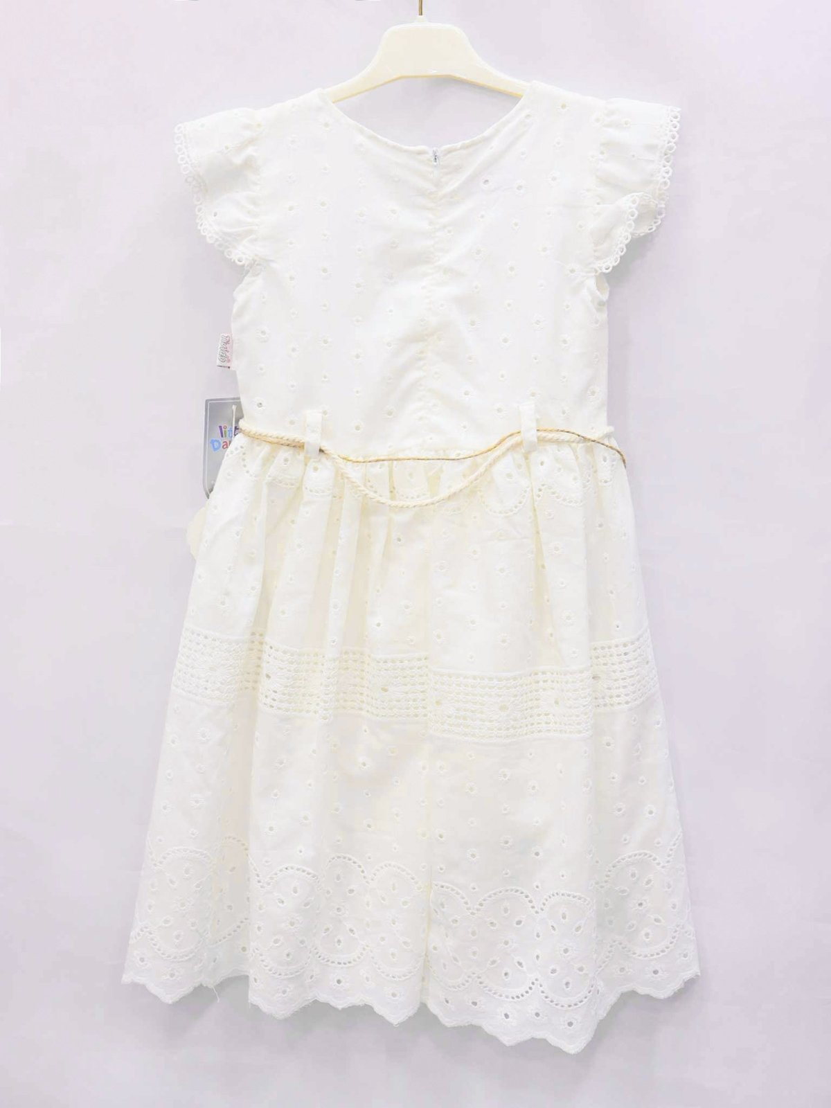 Fancy Girls Maxi Frock White Color