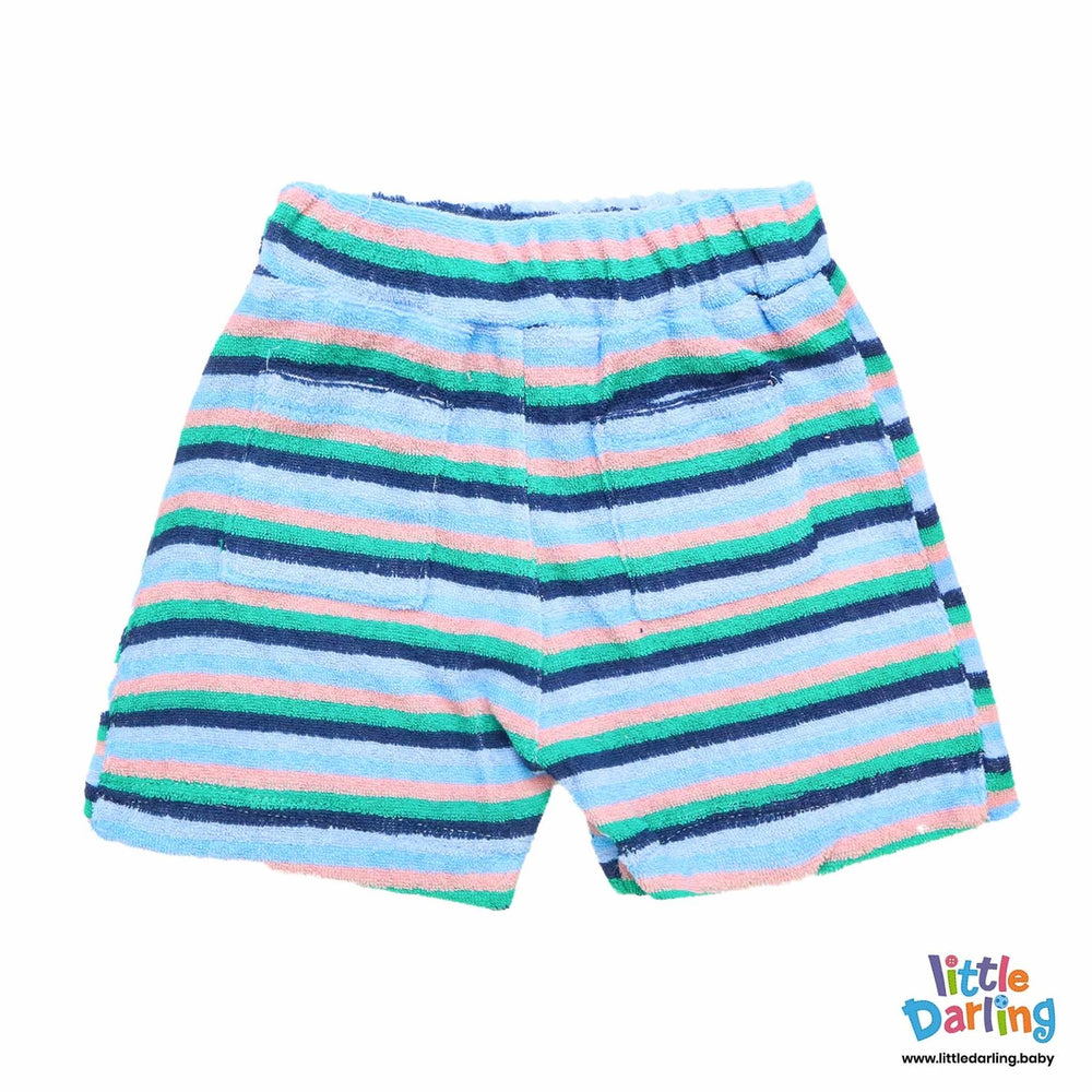 Fancy Shorts Blue Color | Little Darling - Zubaidas Mothershop