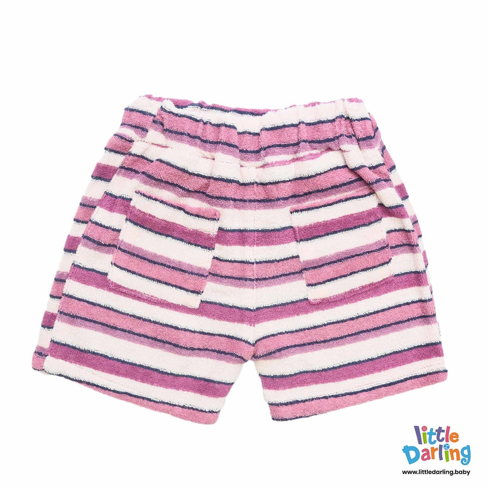 Fancy Shorts Brown Color | Little Darling - Zubaidas Mothershop