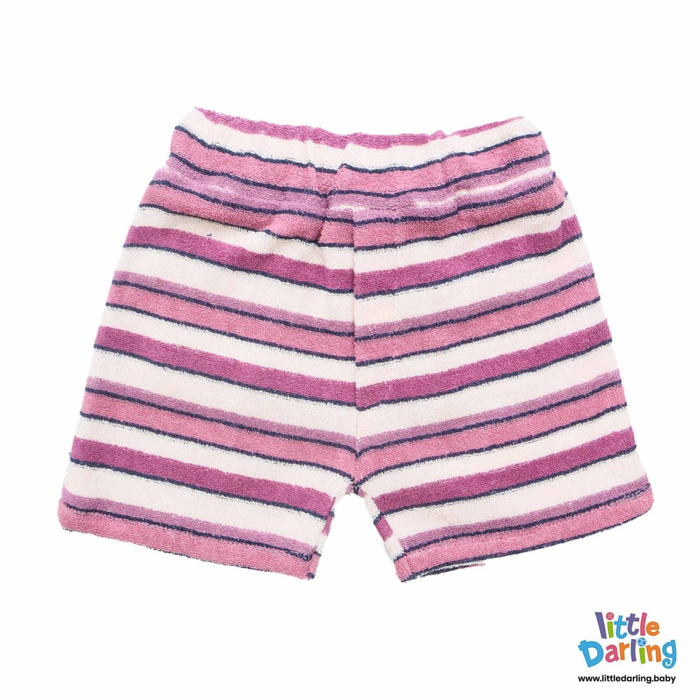 Fancy Shorts Brown Color | Little Darling - Zubaidas Mothershop