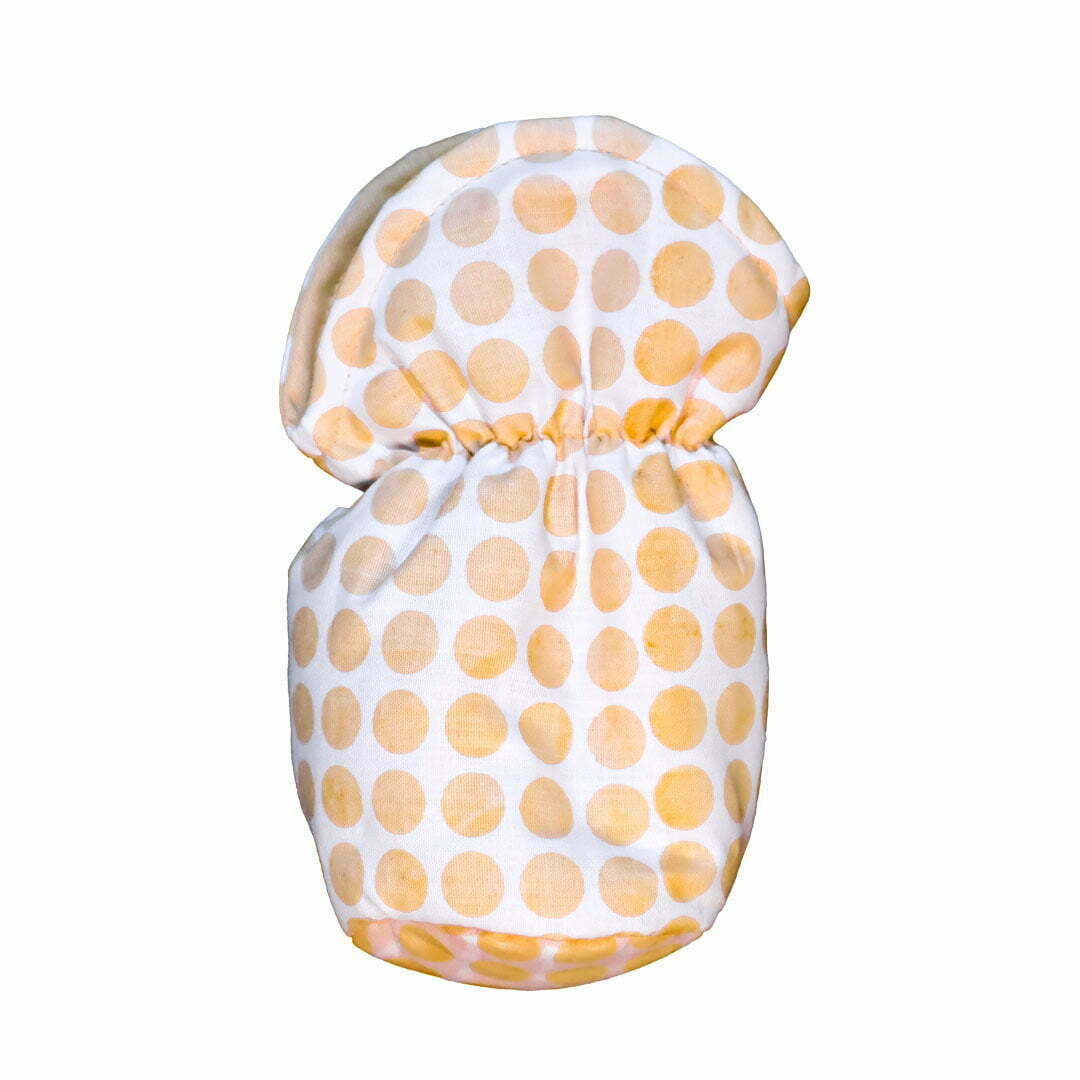 Feeder Cover Orange Dots Print | Little Darling - Zubaidas Mothershop